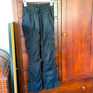 North Face pants, XS, black, athletic wear
